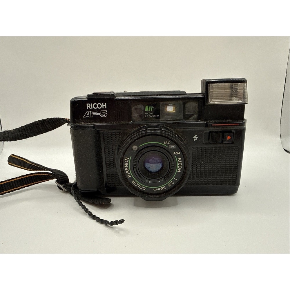 Ricoh AF-5 Vintage Film‎ Camera w/ 38mm F2.8 Lens Point and Shoot - PARTS